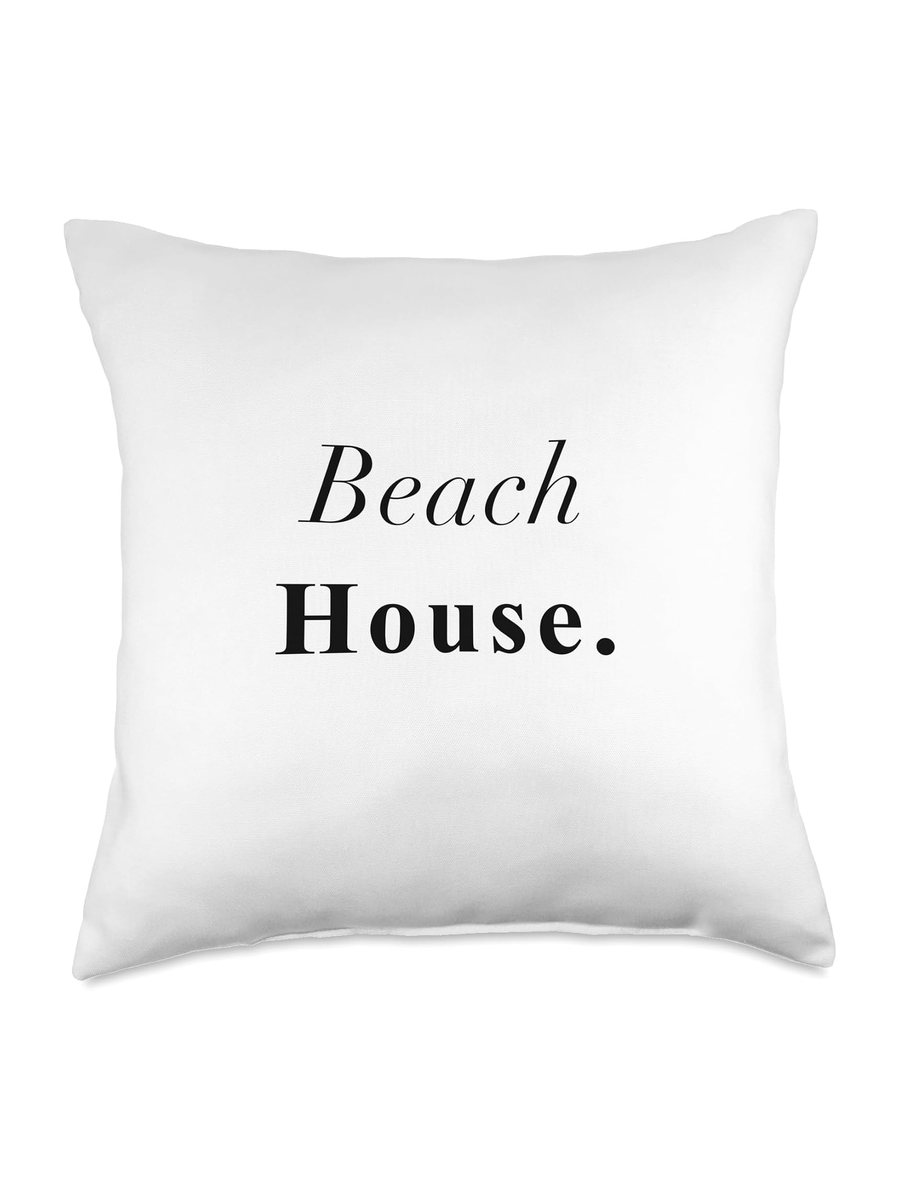 Beach House throw pillow